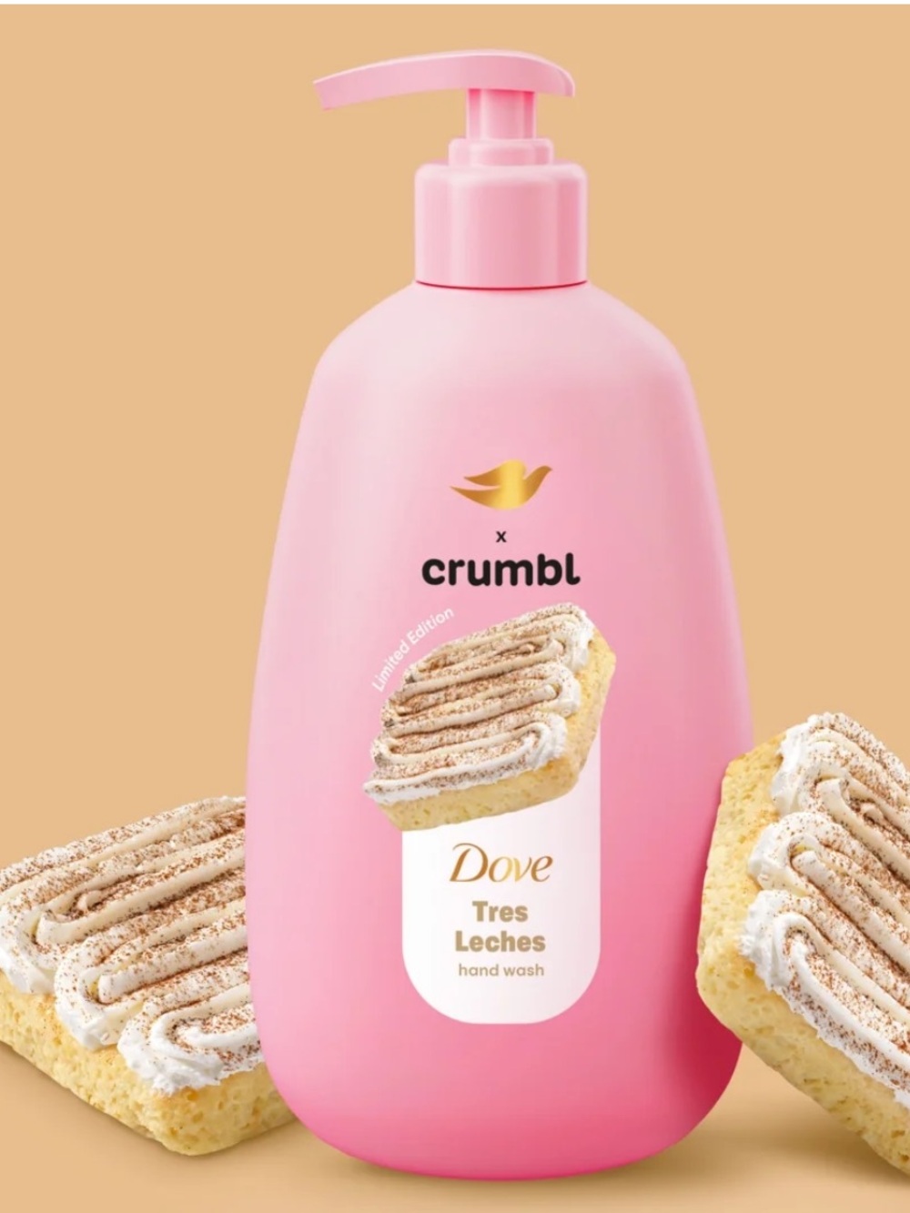 🔥 2/20: DovexCrumbl Tres Leches Pink Hand Wash 12fl oz